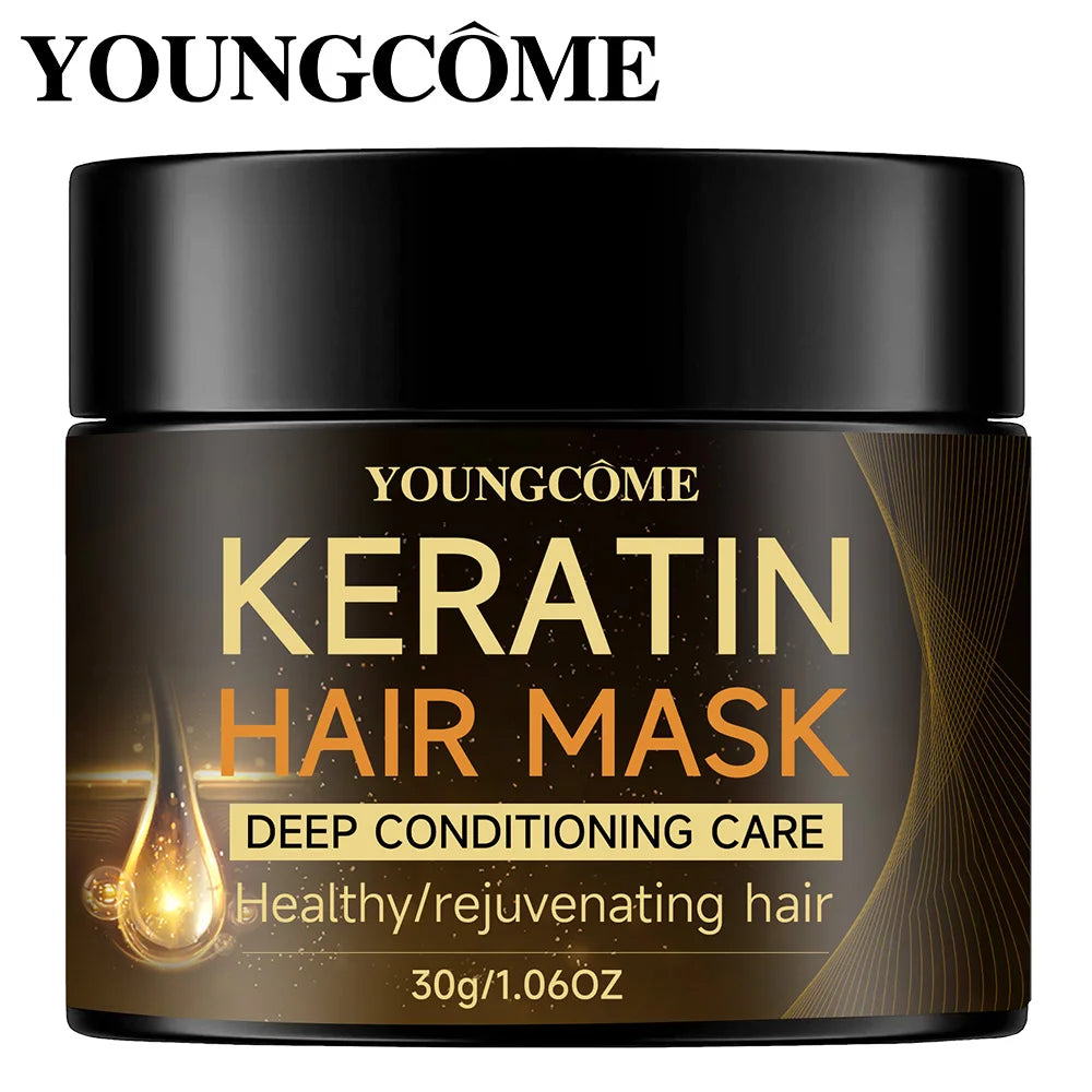 Masque Capillaire Kératine – Soin Anti-Frisottis Cheveux Abîmés