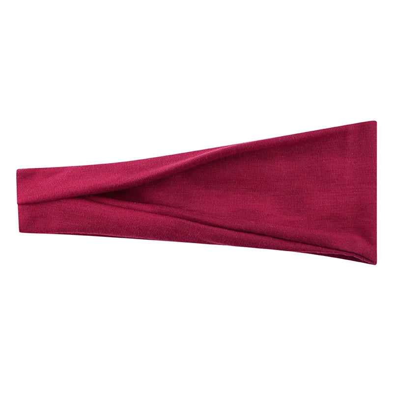 Women Headband Turban Solid Color Elastic Hair Bands Yoga Hairband Fashion Makeup Hair Hoop Vintag Headwrap Hair Accessories