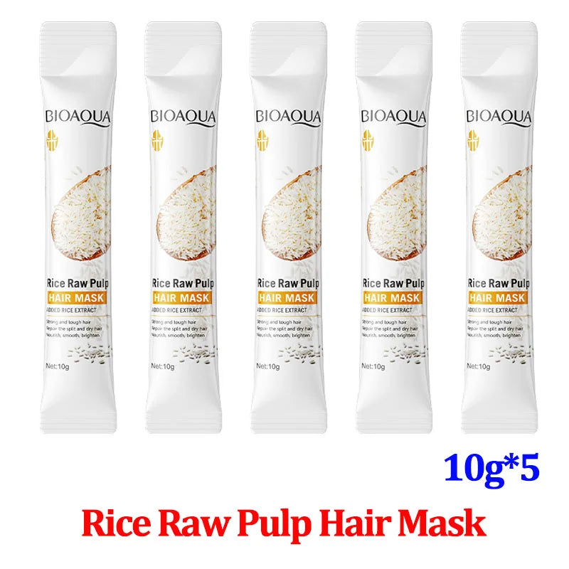 Masque Capillaire Kératine & Riz – Lissage, Brillance & Hydratation