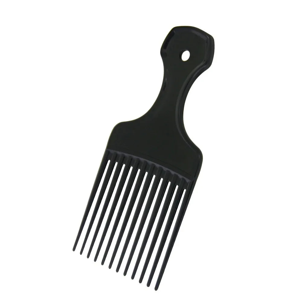 Afro Natural Curly Hair Comb Pick Hair Parting Comb African Braiding Comb Wide Teeth Retro Oil Head Styling Tool For Man Women
