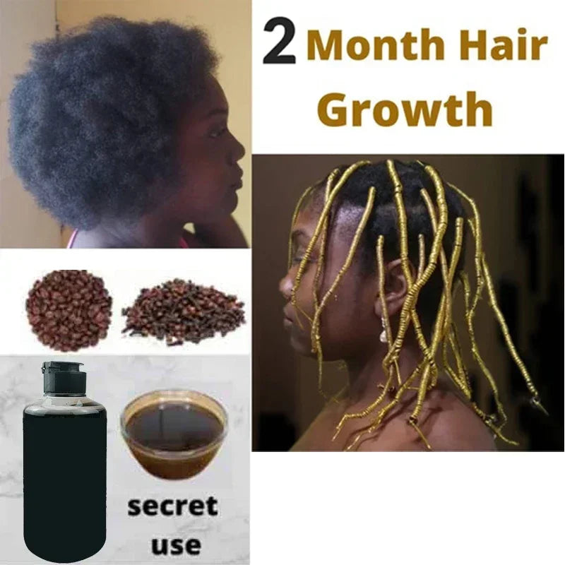 Shampooing Croissance Rapide avec Poudre de Chebe et Polygonum multiflorum
