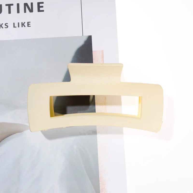 4Pcs/Set Women Girls Claw Clips Coffee Black Hair Claw Nonslip Crab Hairpins Barrette Fashion Hair Accessories Gifts