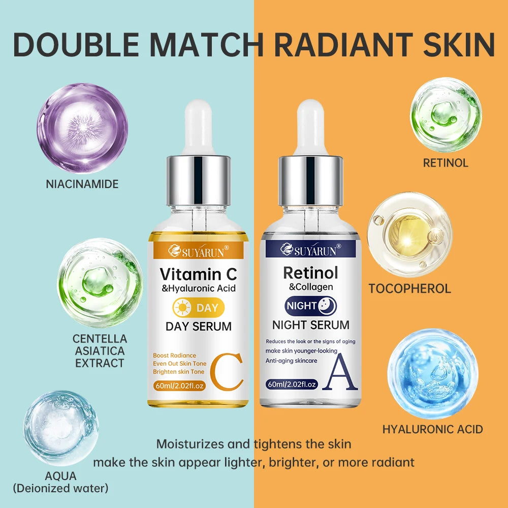 Sérum SUYARUN Vitamine C Retinol illumine et répare la peau