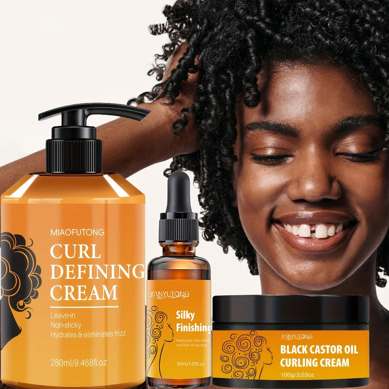 Crème à l'Huile d'Argan – Définition Boucles, Brillance & Élasticité