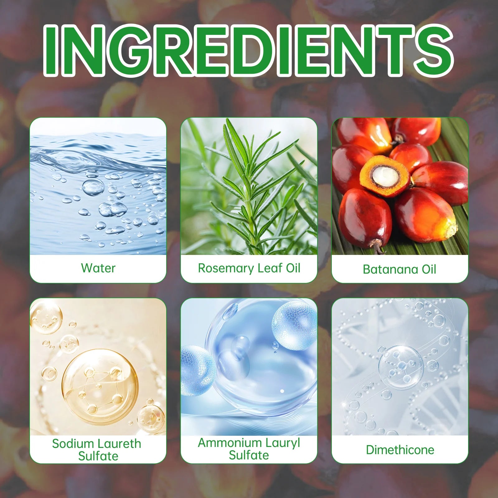 Shampoing Fortifiant Royal : Batana, Romarin & Anti-Frizz